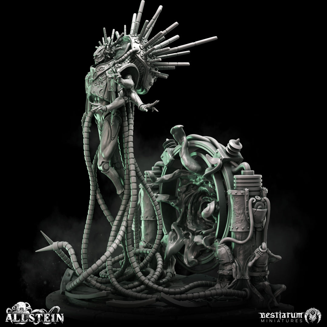 Divine Machine - The Mechanical God- by Bestiarium Miniatures- Tabletop RPG Miniature - Roleplaying 3D Printed Fantasy Mini