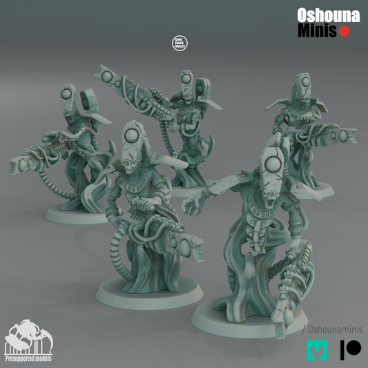 Doomed Empire - Heavy Warriors - Compatible with Warhammer 40K - GrimDark - by Oshouna Miniatures - Tabletop RPG Miniature - Roleplaying 3D Printed Fantasy Mini