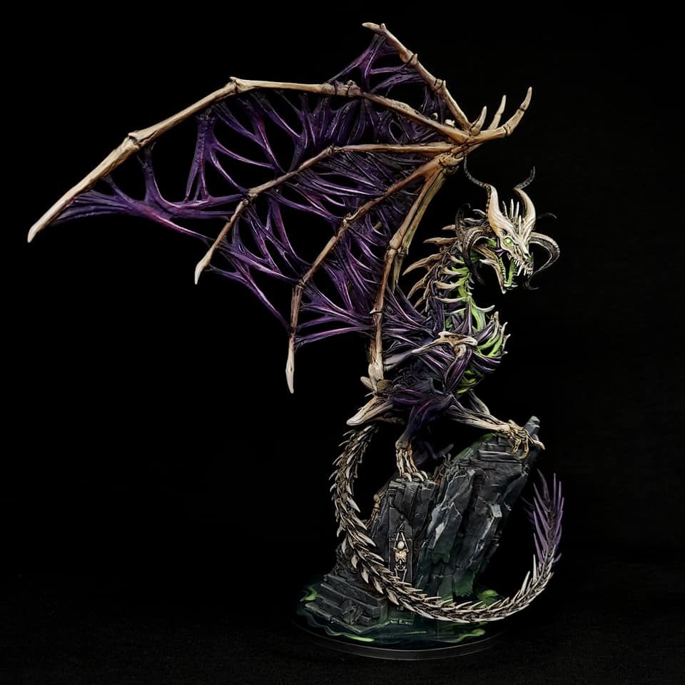 Dracolich - Undead Dragon - by Mini Monster Mayhem- Tabletop RPG Miniature - Roleplaying 3D Printed Fantasy Mini