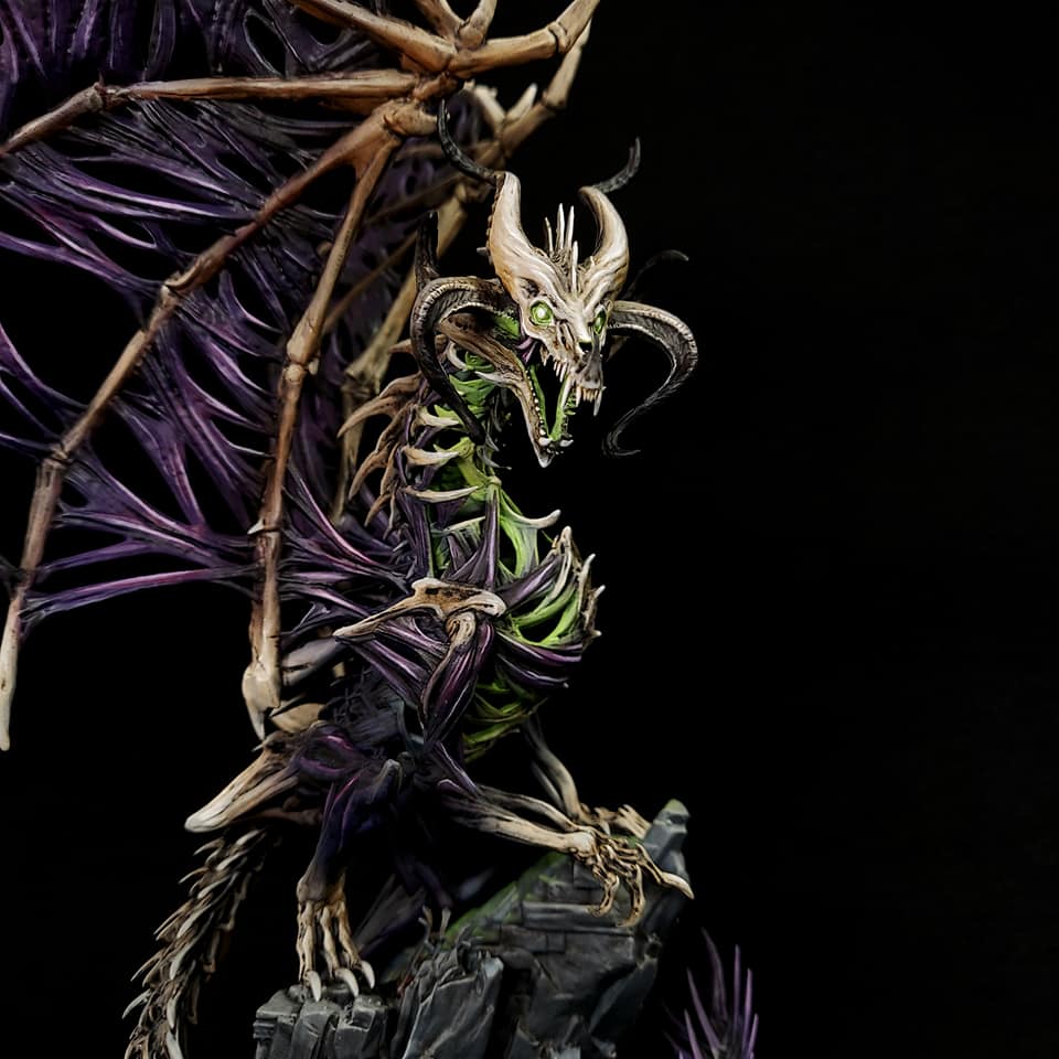 Dracolich - Undead Dragon - by Mini Monster Mayhem- Tabletop RPG Miniature - Roleplaying 3D Printed Fantasy Mini