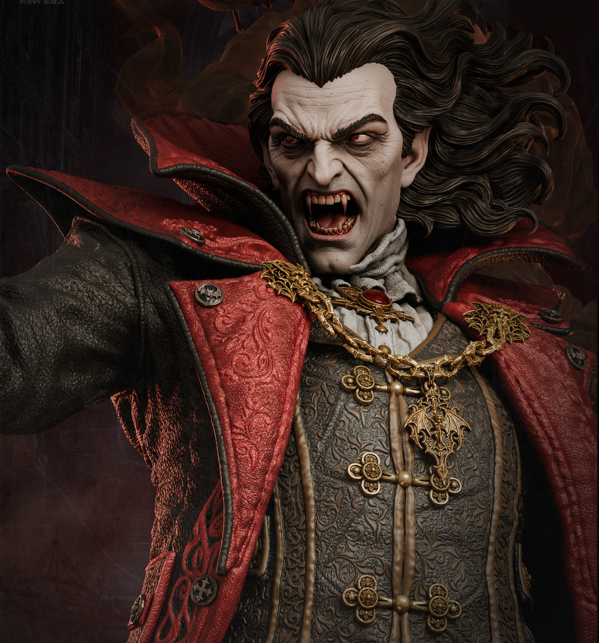 Dracula Sculpture(75mm to 500mm) - Unassembled/Unpainted/3D Print