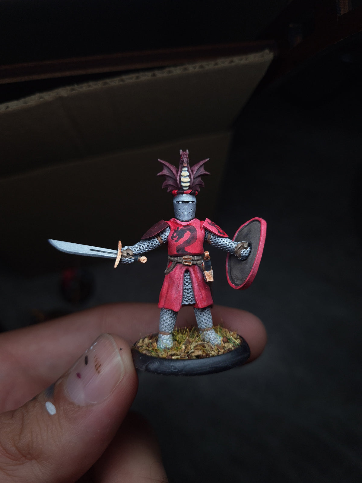Knights (x12) - Great Helms - TTRPG - Wargaming - Dungeons and Dragons