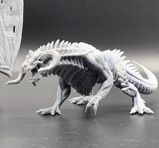 Drake - Dragon - by Mini Monster Mayhem- Tabletop RPG Miniature - Roleplaying 3D Printed Fantasy Mini