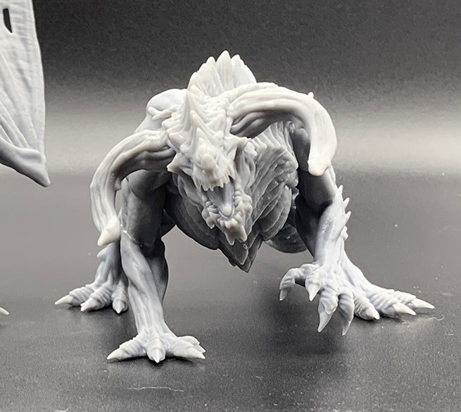 Drake - Dragon - by Mini Monster Mayhem- Tabletop RPG Miniature - Roleplaying 3D Printed Fantasy Mini