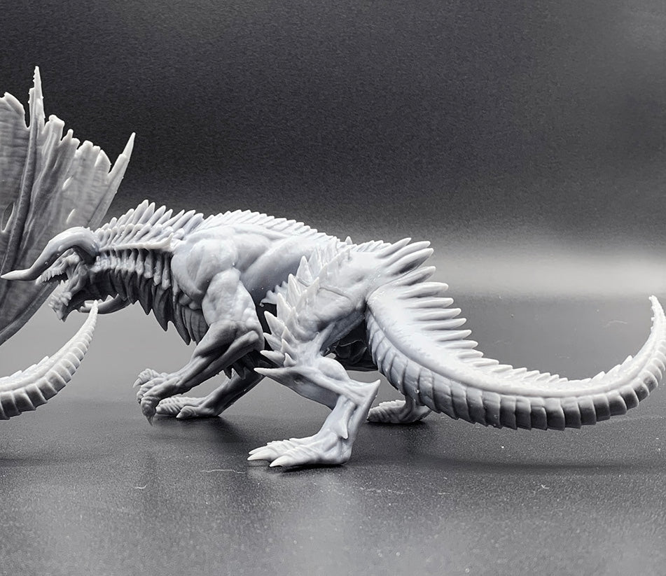 Drake - Dragon - by Mini Monster Mayhem- Tabletop RPG Miniature - Roleplaying 3D Printed Fantasy Mini