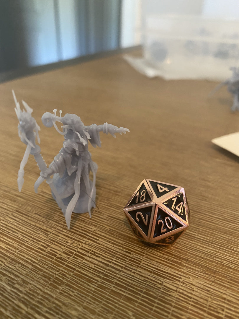 Drow Arachnomancer - Kalanaar Dryaalein - by Hack & Slash - Tabletop RPG Miniature - Roleplaying 3D Printed Fantasy Mini