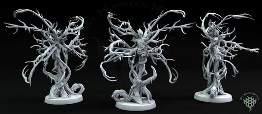 Dryad Guardian - by Mini Monster Mayhem- Tabletop RPG Miniature - Roleplaying 3D Printed Fantasy Mini