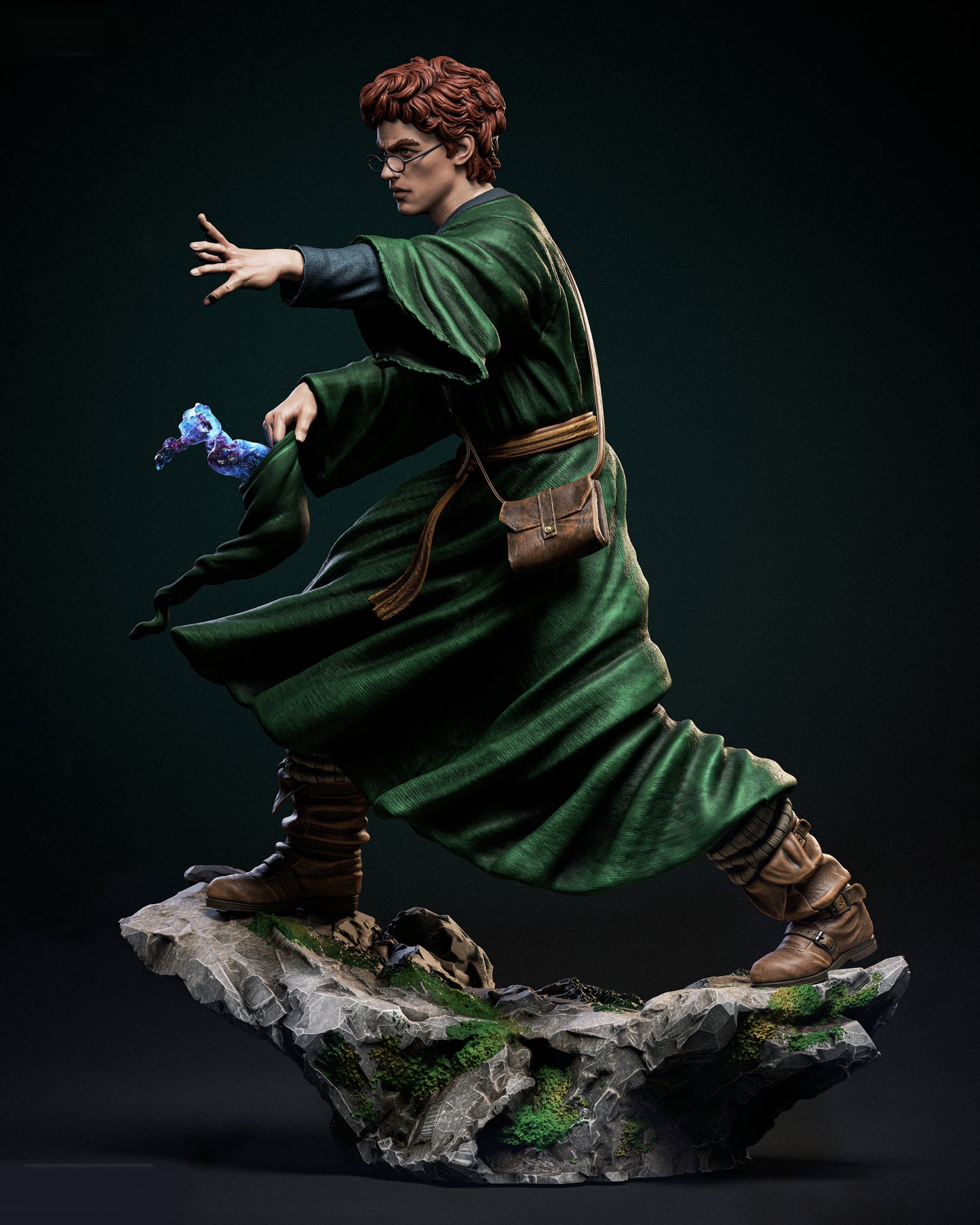 Presto the Magician Sculpture (75mm to 500mm) - Unassembled/Unpainted/3D Print