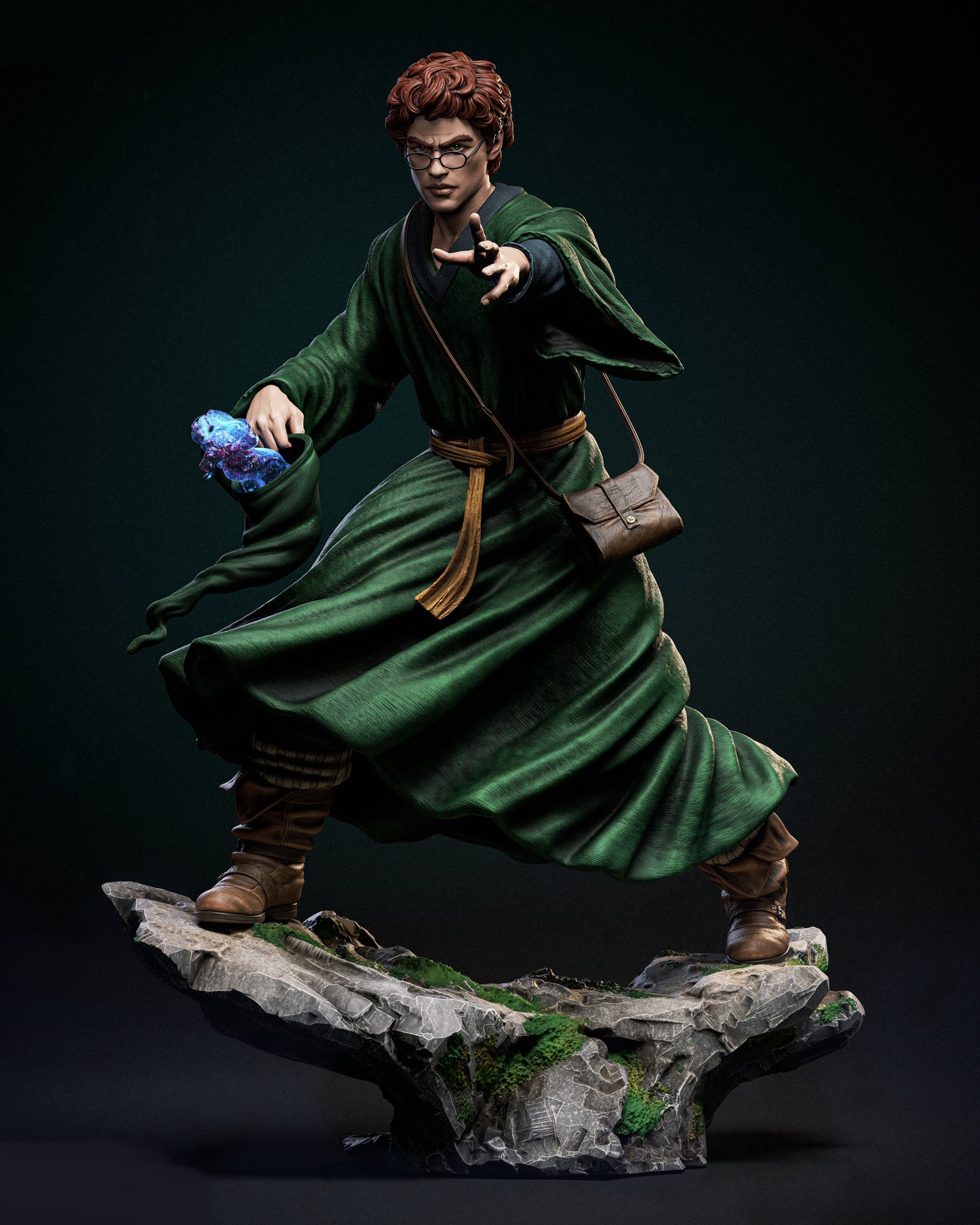 Presto the Magician Sculpture (75mm to 500mm) - Unassembled/Unpainted/3D Print