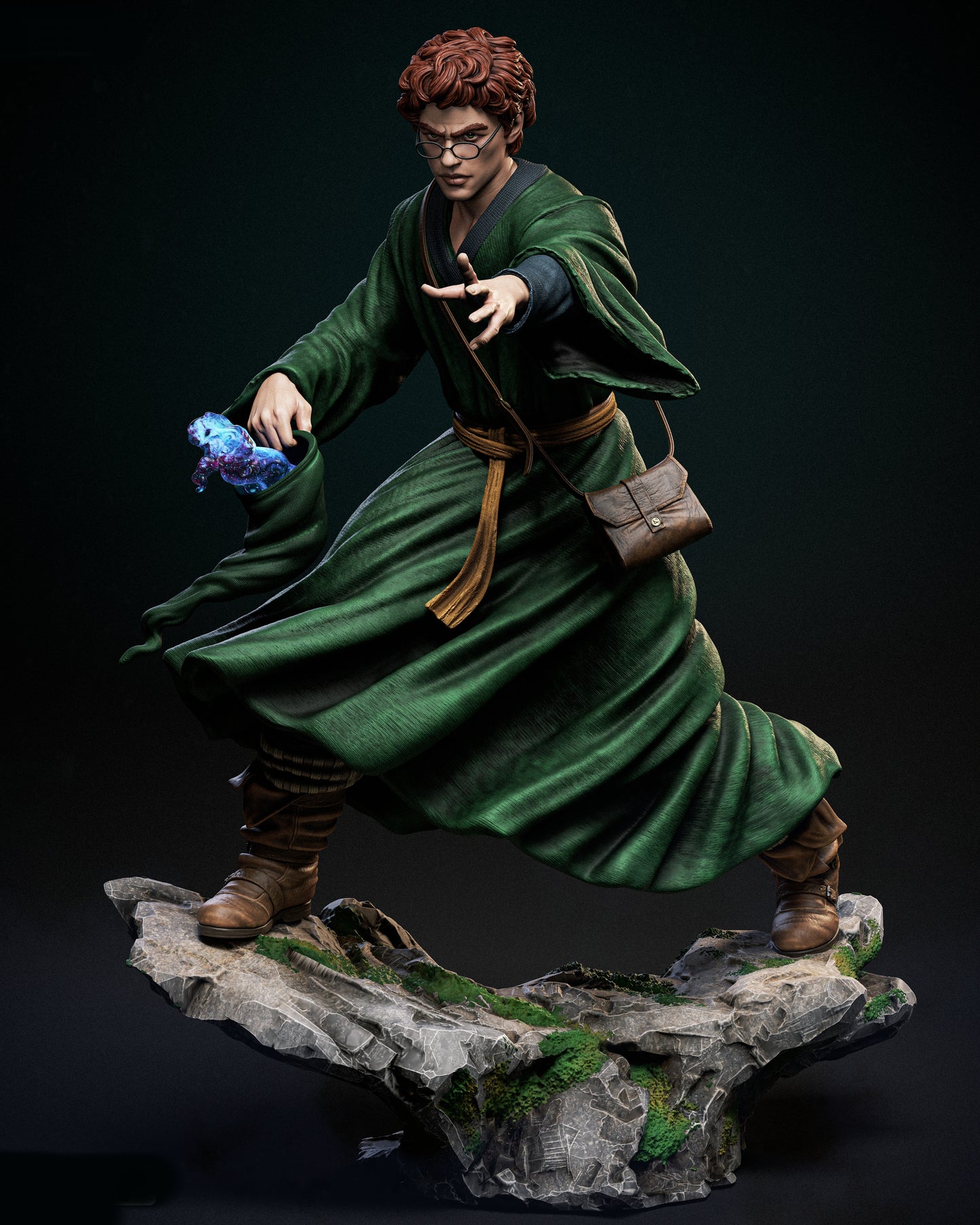 Presto the Magician Sculpture (75mm to 500mm) - Unassembled/Unpainted/3D Print