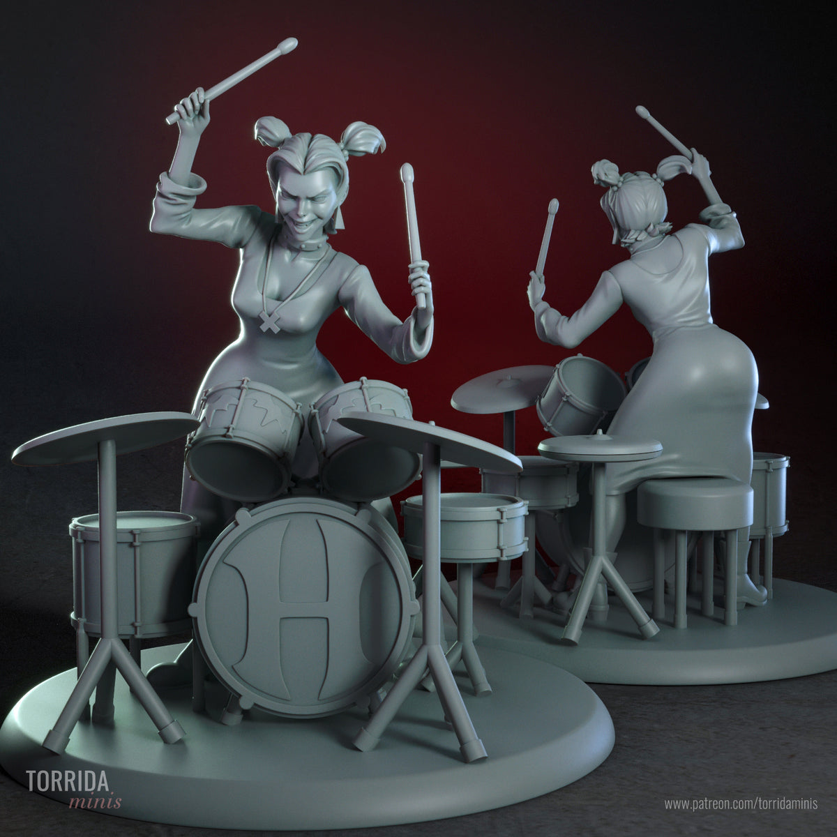 Dusk Sculpture (75mm to 500mm) - Unassembled/Unpainted/3D Print