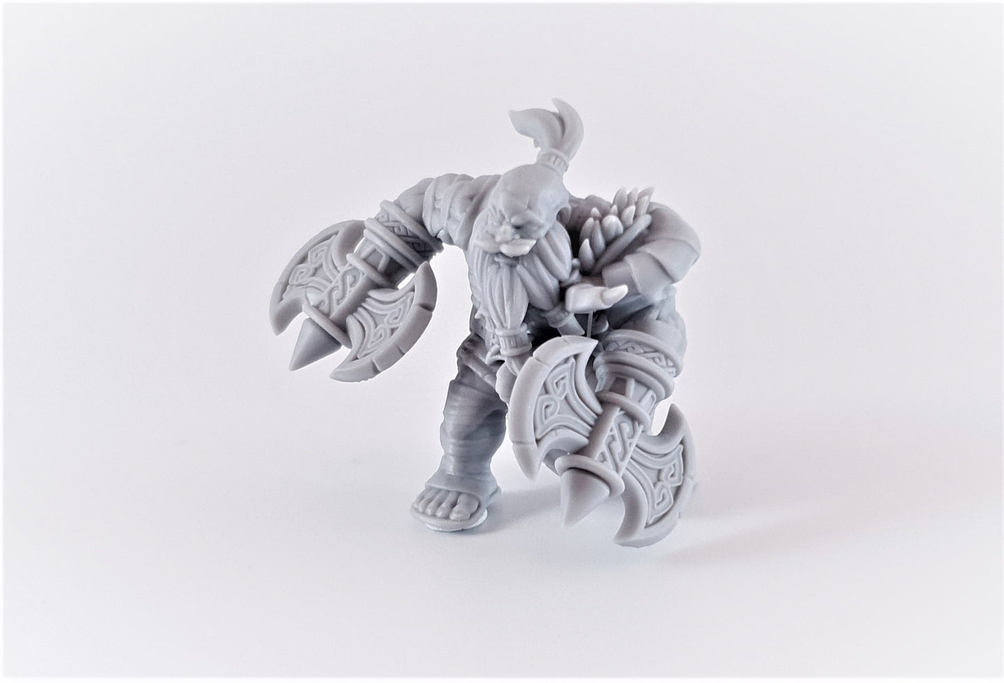 Dwarf Berserker - Dungeons and Dragons/The Lord of the Rings - by Master Forge - Tabletop RPG Miniature - Roleplaying 3D Printed Fantasy Mini