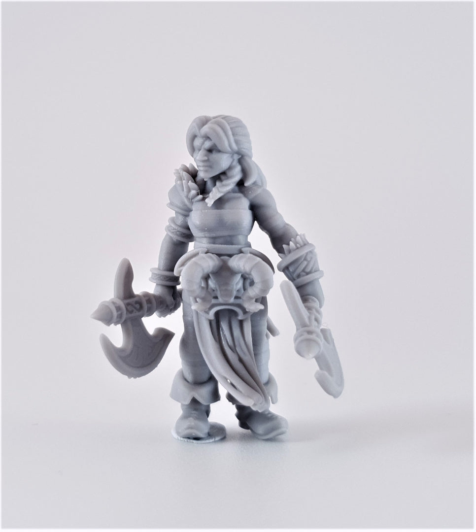 Dwarf Berserker - Dungeons and Dragons/The Lord of the Rings - by Master Forge - Tabletop RPG Miniature - Roleplaying 3D Printed Fantasy Mini