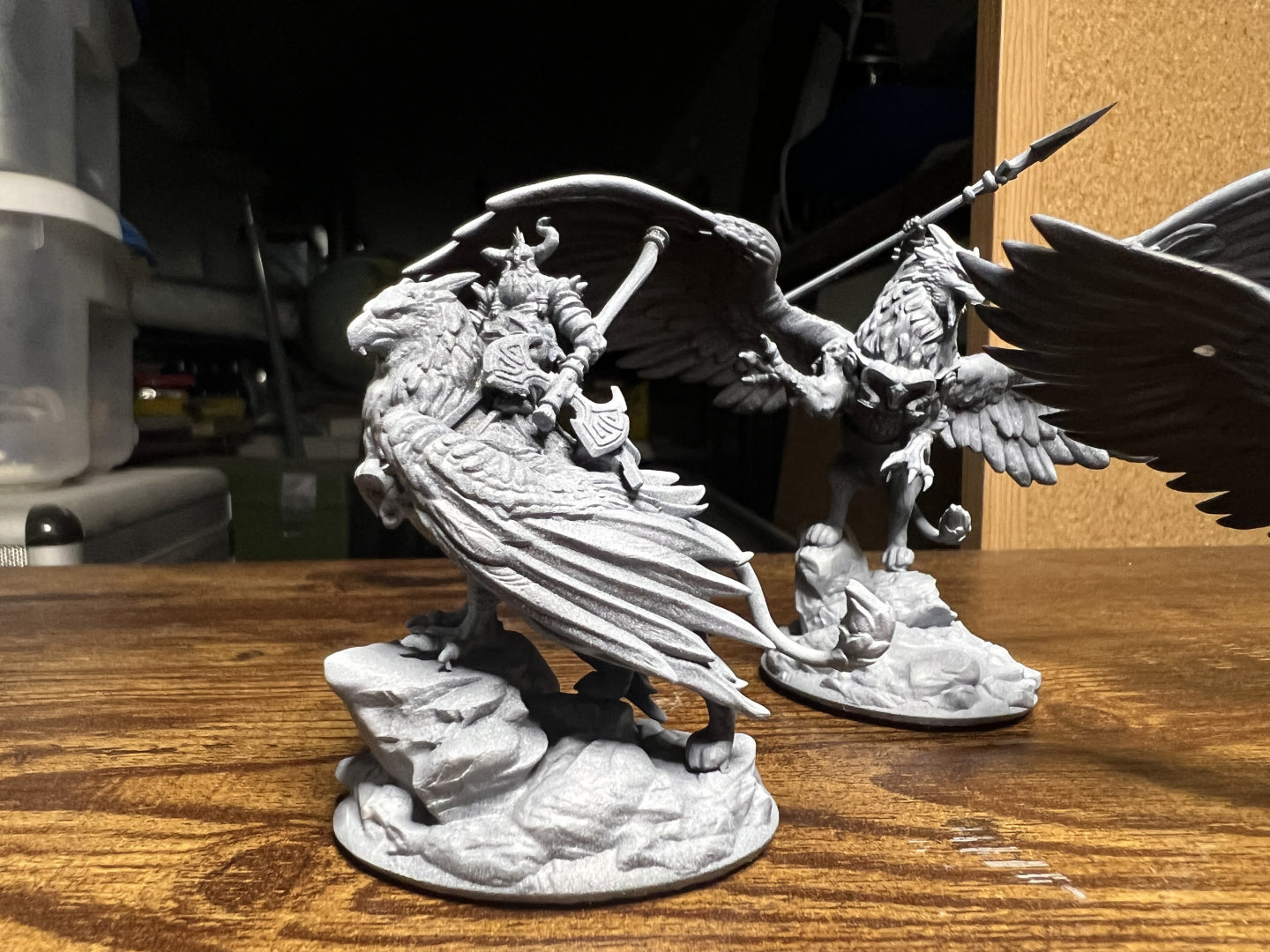 Dwarf Gryphon Rider - Dungeons and Dragons/The Lord of the Rings - by Master Forge - Tabletop RPG Miniature - Roleplaying 3D Printed Fantasy Mini