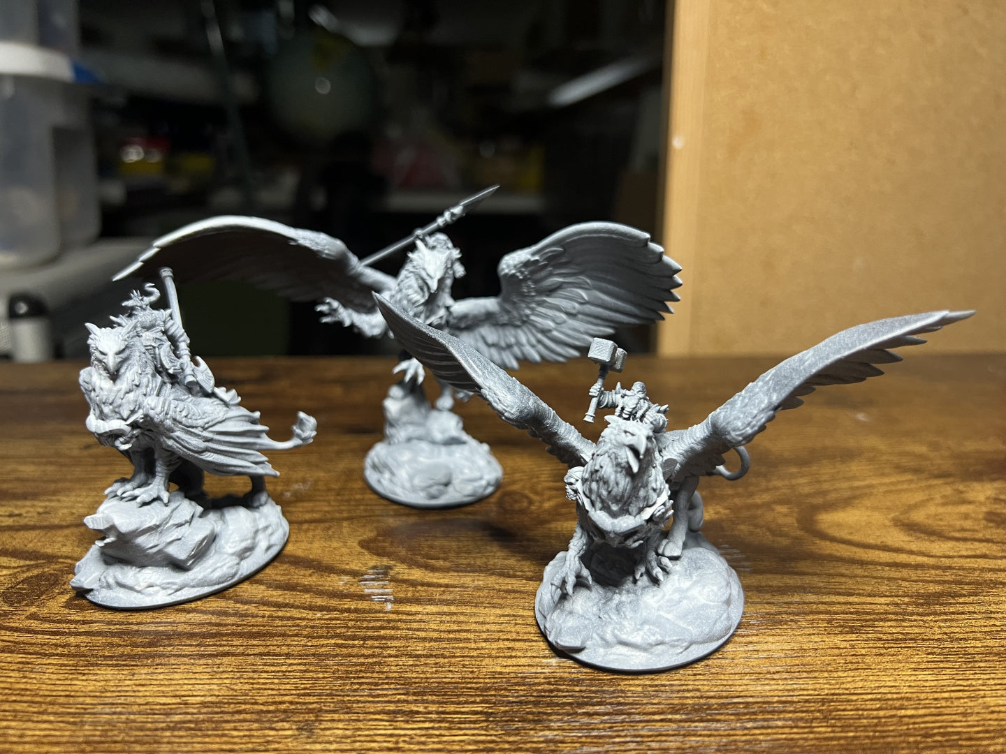 Dwarf Gryphon Rider - Dungeons and Dragons/The Lord of the Rings - by Master Forge - Tabletop RPG Miniature - Roleplaying 3D Printed Fantasy Mini