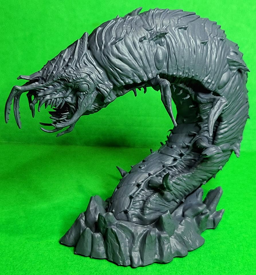 Earth Tremors Pose - by Mini Monster Mayhem- Tabletop RPG Miniature - Roleplaying 3D Printed Fantasy Mini