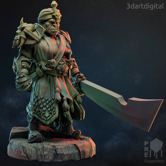 Assassin - Ebonartis Male - by 3DartDigital- Tabletop RPG Miniature - Roleplaying 3D Printed Fantasy Mini