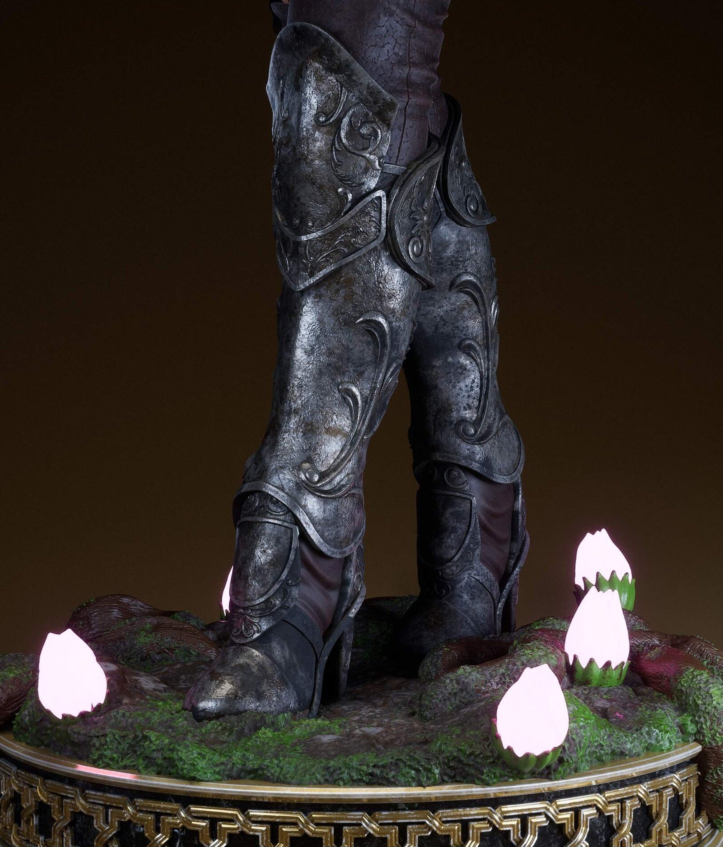 Elaria Shadownleaf: Elf Archer Sculpture (75mm to 500mm) - Unassembled/Unpainted/3D Print