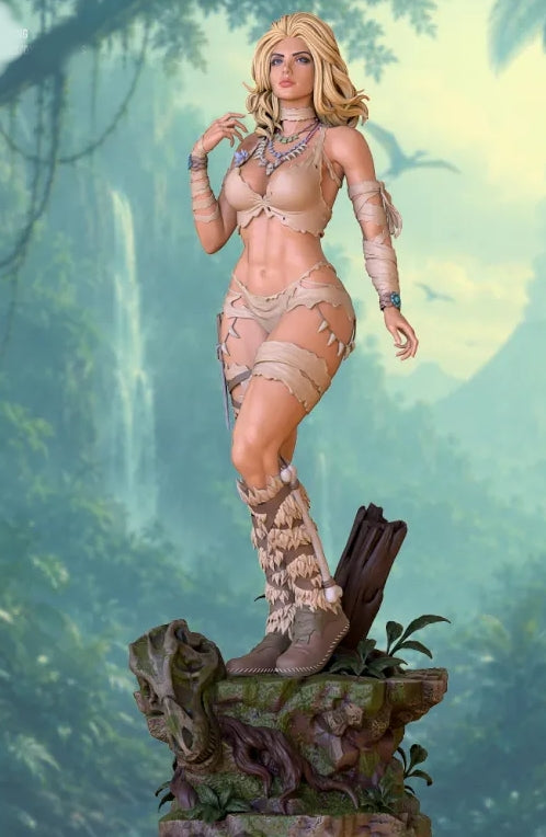 Savage Emma Frost Sculpture (75mm to 500mm) - Unassembled/Unpainted/3D Print