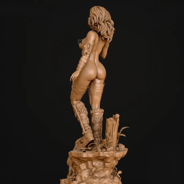 Savage Emma Frost NSFW Sculpture (75mm to 500mm) - Unassembled/Unpainted/3D Print
