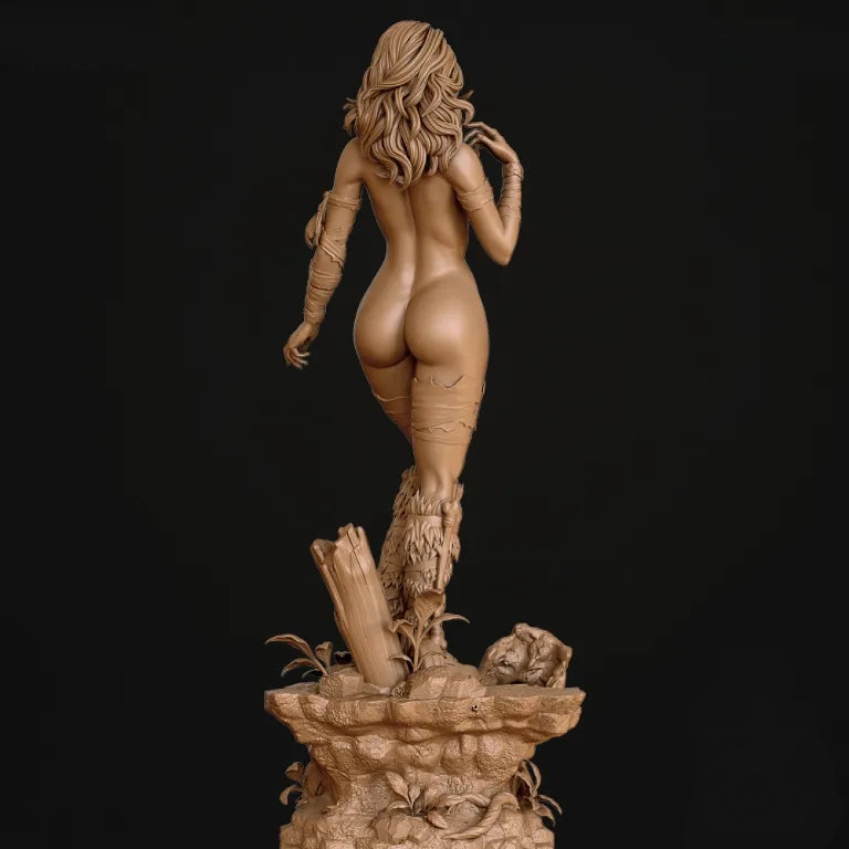 Savage Emma Frost NSFW Sculpture (75mm to 500mm) - Unassembled/Unpainted/3D Print