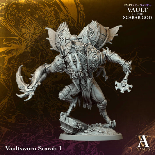 Vaultsworn Scarab - Empire of Sands - Vault of the Scarab God - Tomb Kings - TTRPG - Wargaming - Dungeons and Dragons