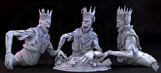 Eternal Ruler - Undead - by Mini Monster Mayhem- Tabletop RPG Miniature - Roleplaying 3D Printed Fantasy Mini