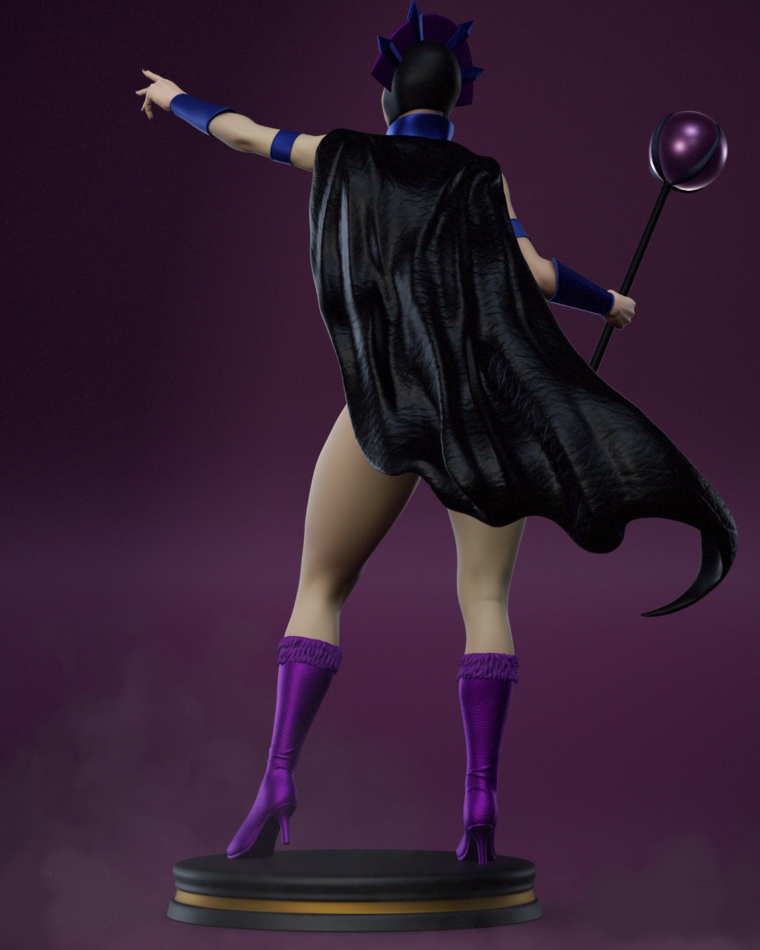 Evil-Lyn MOTU Sculpture (75mm to 500mm) - Unassembled/Unpainted/3D Print