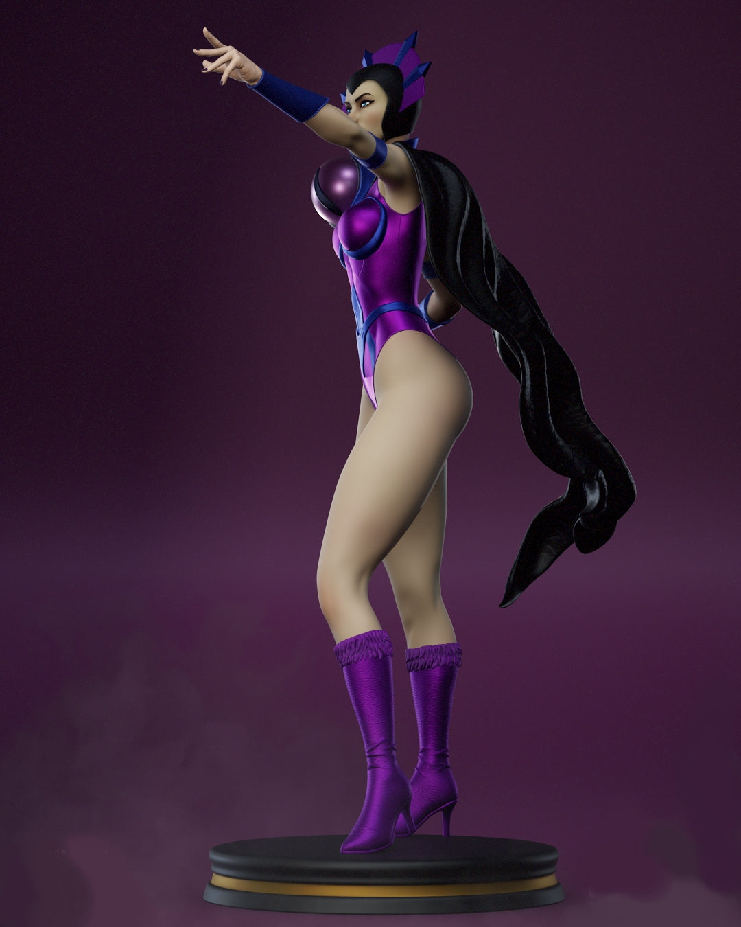 Evil-Lyn MOTU Sculpture (75mm to 500mm) - Unassembled/Unpainted/3D Print
