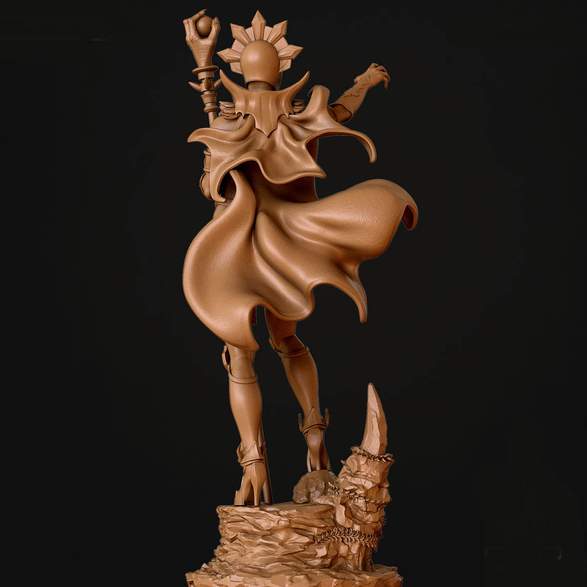Evil lyn Sculpture (75mm to 500mm) - Unassembled/Unpainted/3D Print