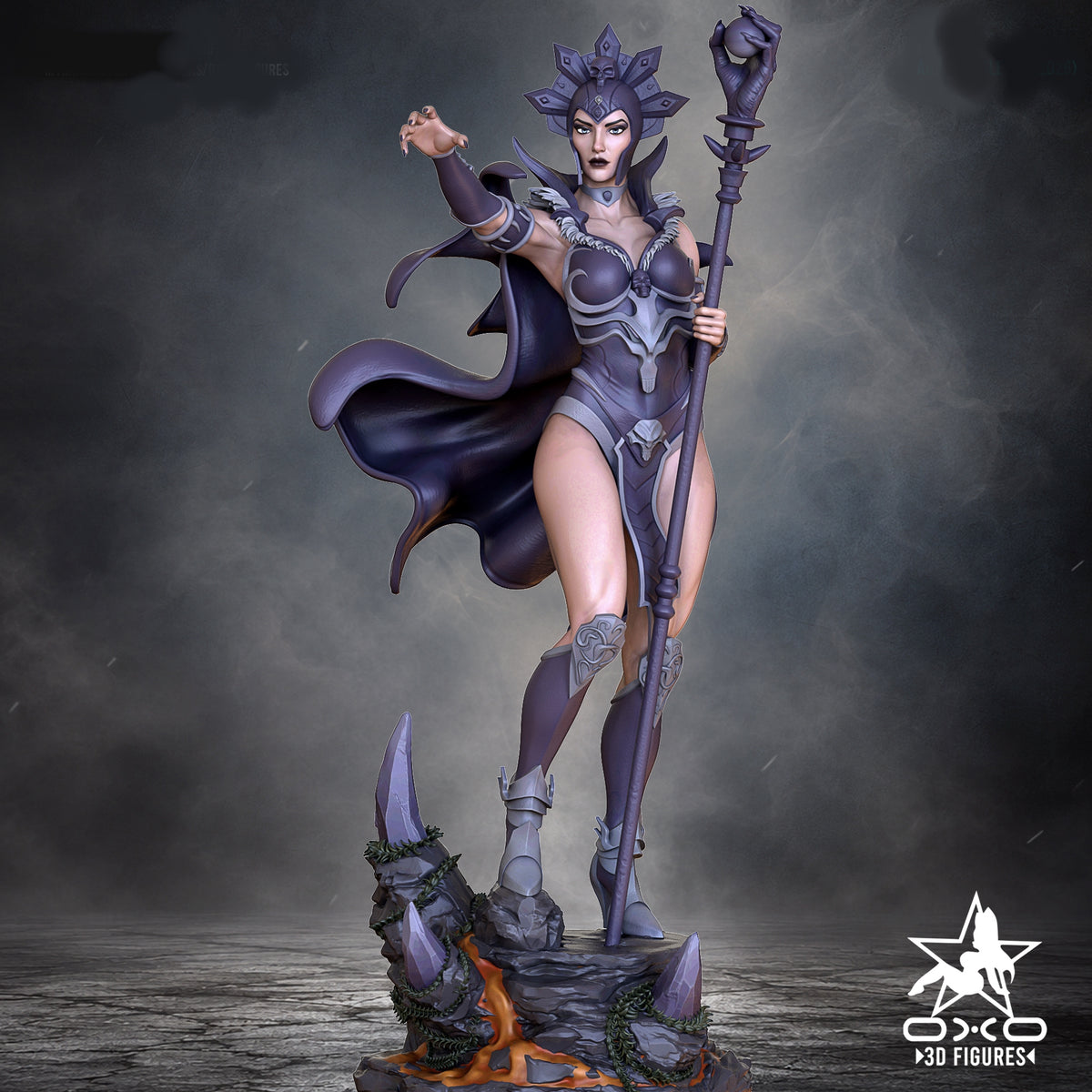 Evil lyn Sculpture (75mm to 500mm) - Unassembled/Unpainted/3D Print