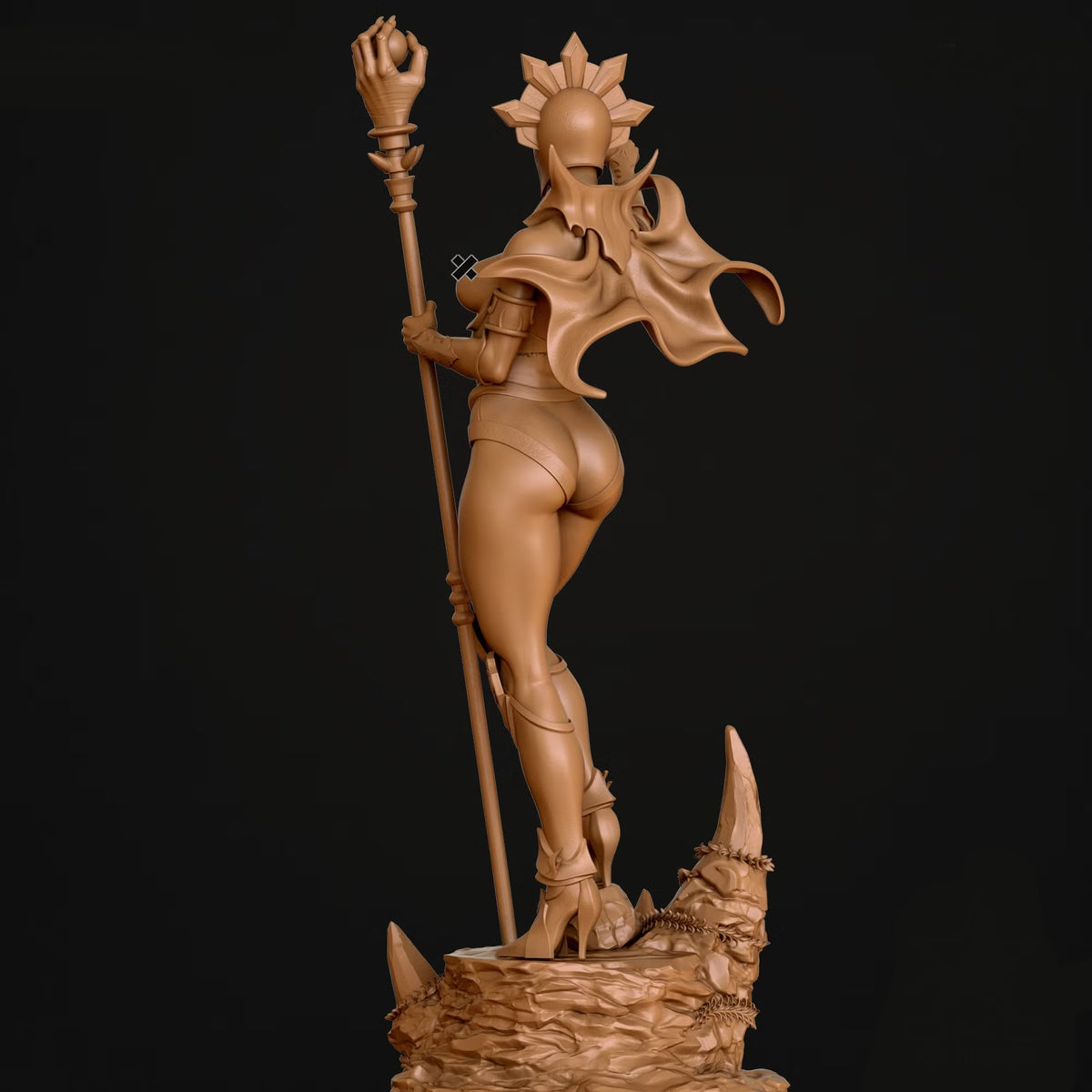Evil lyn NSFW Sculpture (75mm to 500mm) - Unassembled/Unpainted/3D Print