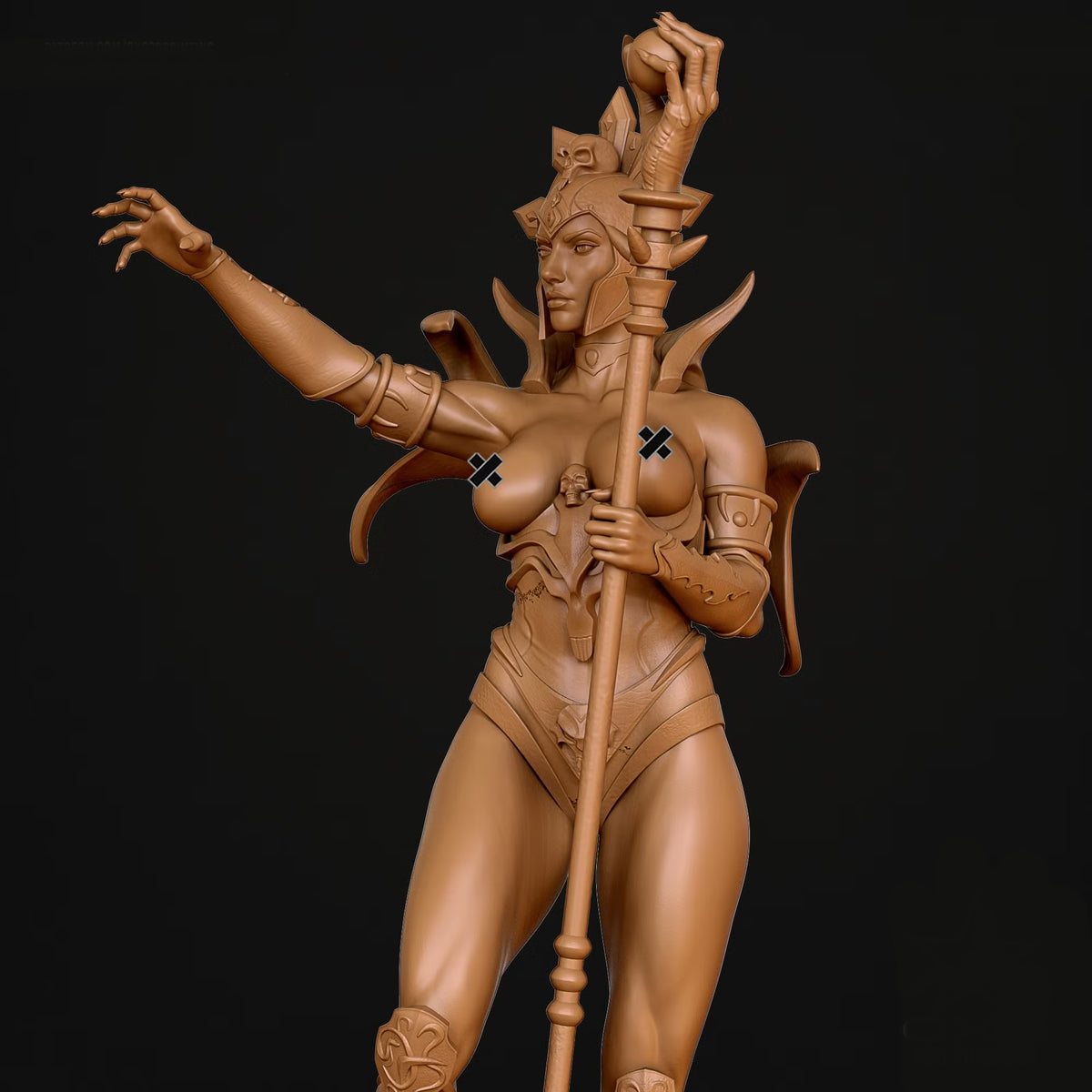 Evil lyn NSFW Sculpture (75mm to 500mm) - Unassembled/Unpainted/3D Print
