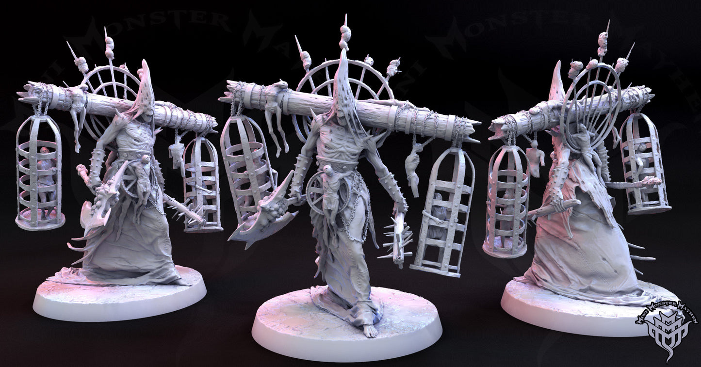 Executioner Pose 1 - Undead Giant - by Mini Monster Mayhem- Tabletop RPG Miniature - Roleplaying 3D Printed Fantasy Mini