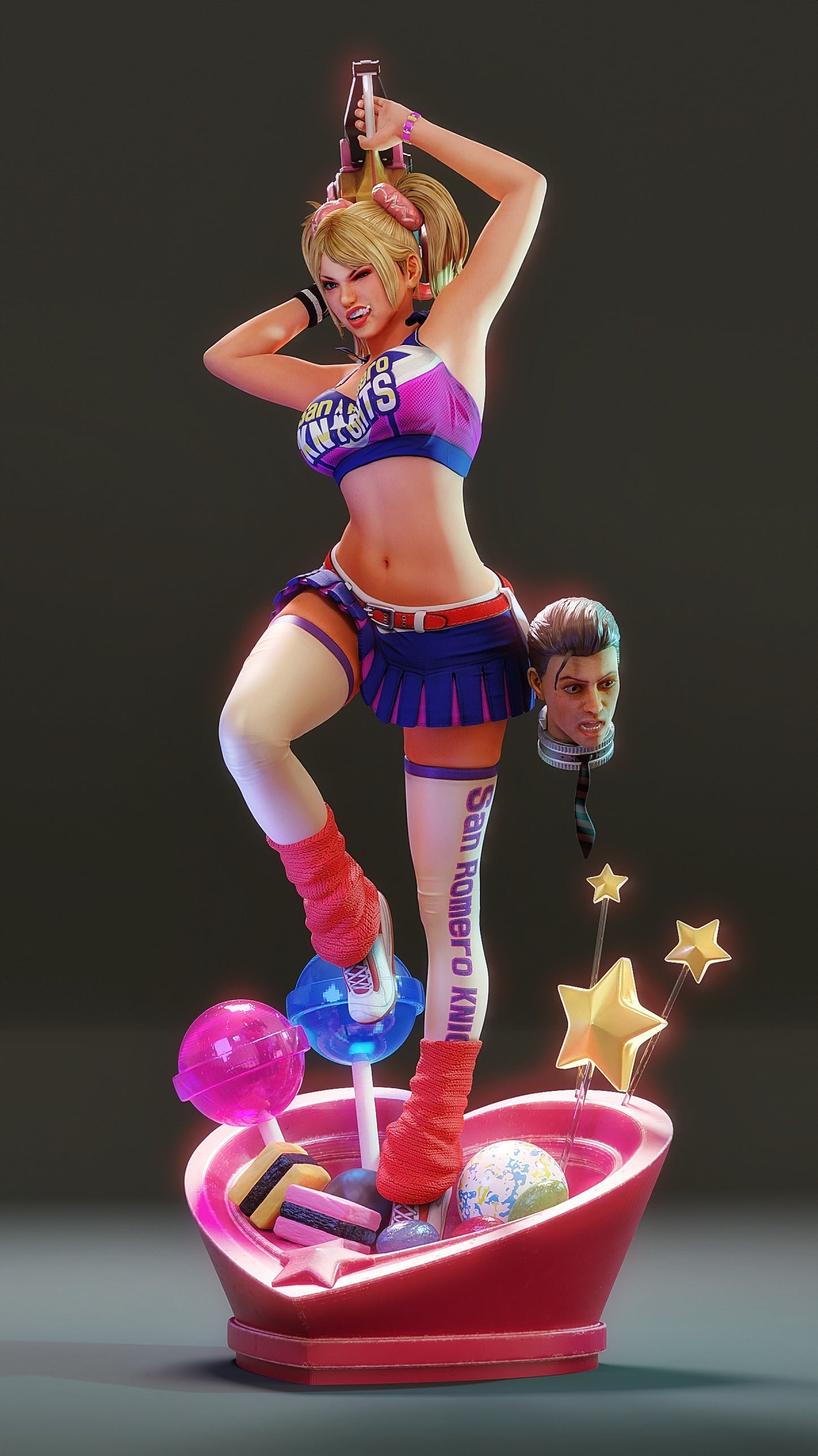 Juliet Starling Sculpture (75mm to 500mm) - Unassembled/Unpainted/3D Print