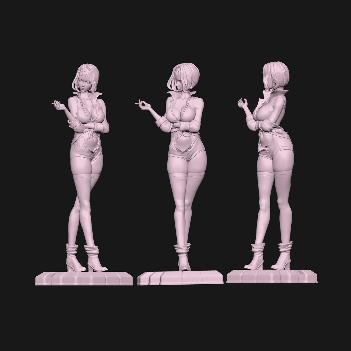 Faye Valentine Sculpture(75mm to 500mm) - Unassembled/Unpainted/3D Print