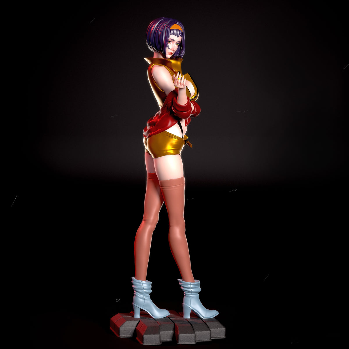 Faye Valentine Sculpture(75mm to 500mm) - Unassembled/Unpainted/3D Print