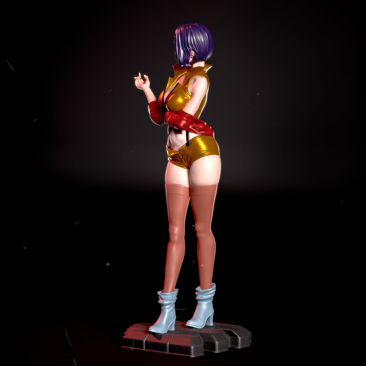 Faye Valentine Sculpture(75mm to 500mm) - Unassembled/Unpainted/3D Print