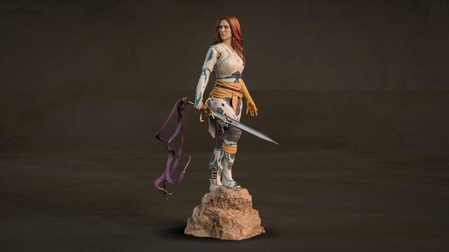 Faye-God of War Laufey Sculpture (75mm to 500mm) - Unassembled/Unpainted/3D Print