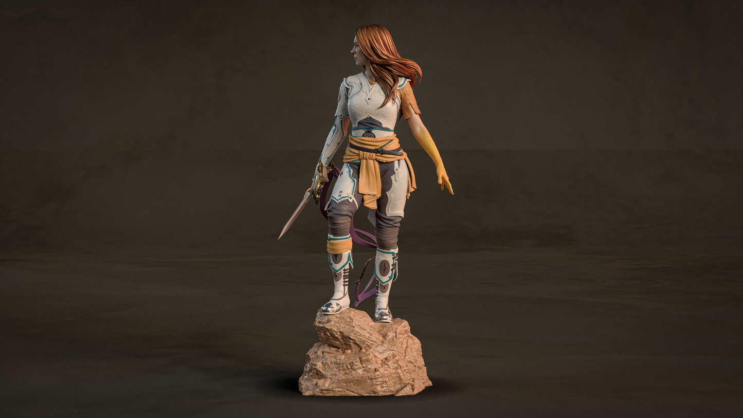 Faye-God of War Laufey Sculpture (75mm to 500mm) - Unassembled/Unpainted/3D Print
