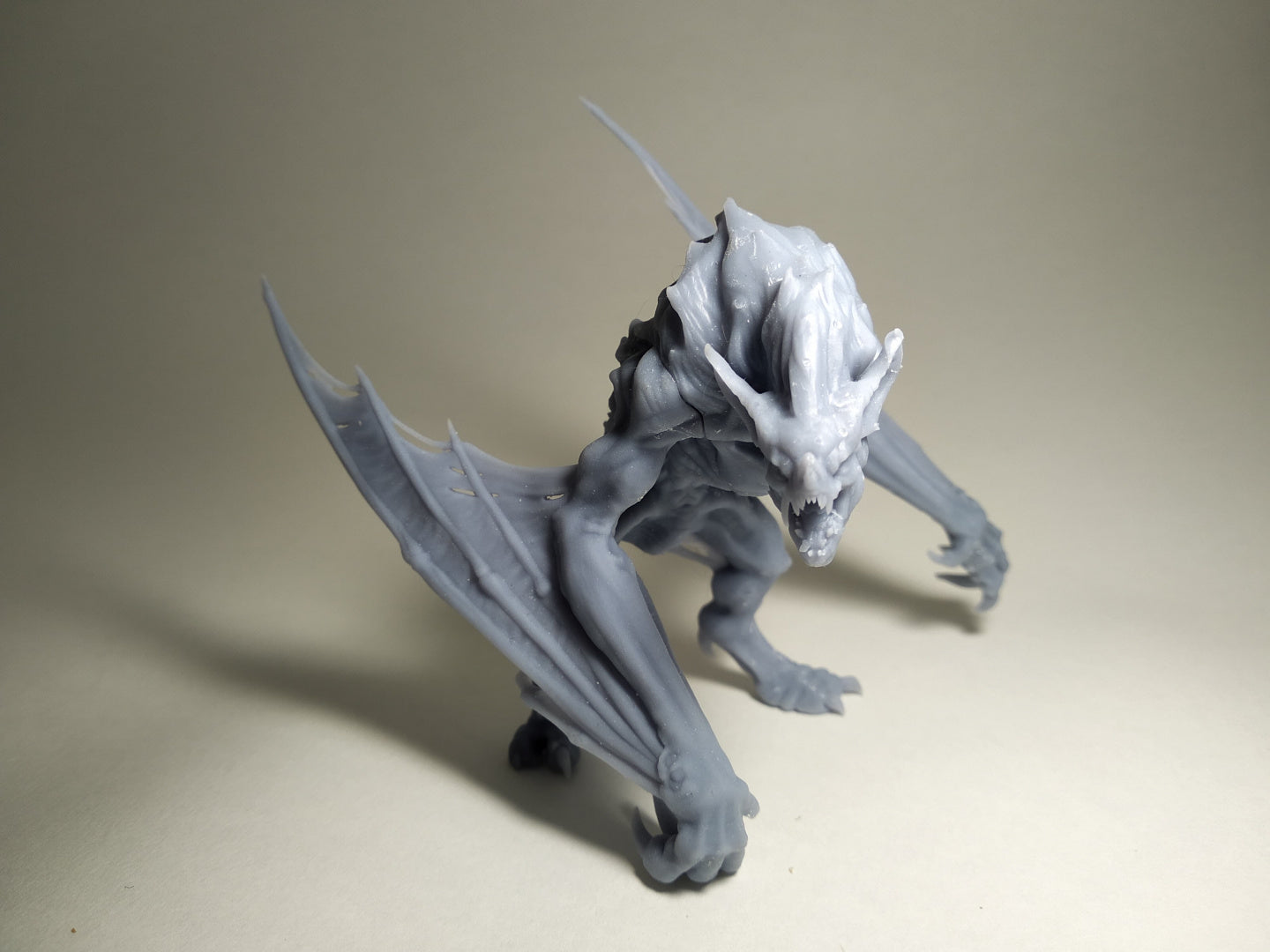 Feral Vampire - Undead - by ClayBeast Creations - Tabletop RPG Miniature - Roleplaying 3D Printed Fantasy Mini