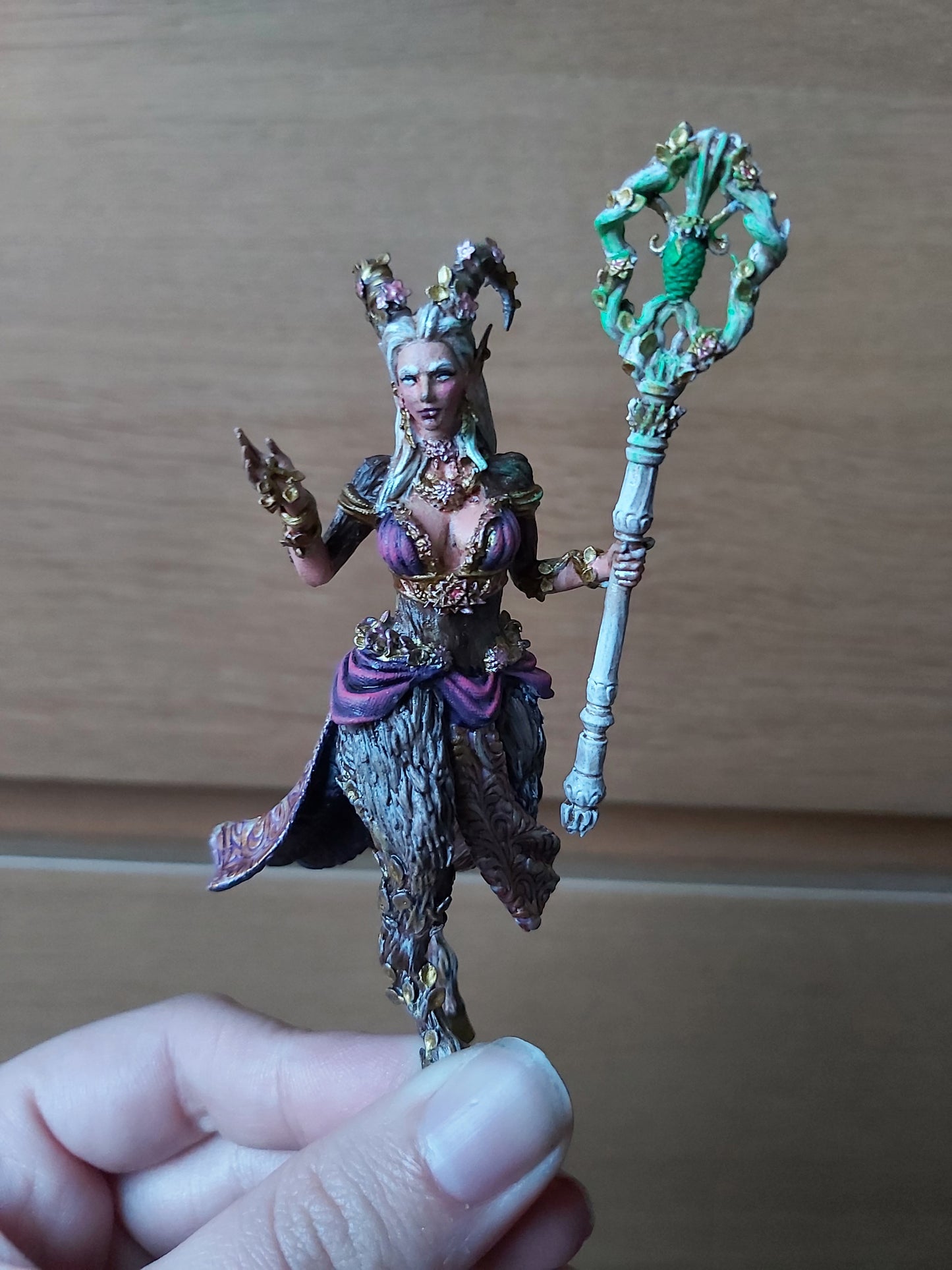 Fey-touched Faun Goddess - Renmaeth - Dungeons and Dragons - by DM Stash- Tabletop RPG Miniature - Roleplaying 3D Printed Fantasy Mini