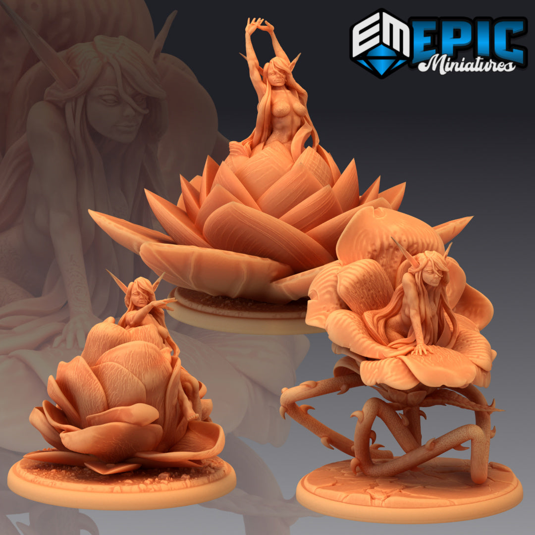 Fey Woods Set / Fairy Forest Encounter Collection - by Epic Miniatures - Tabletop RPG Miniature - Roleplaying 3D Printed Fantasy Mini