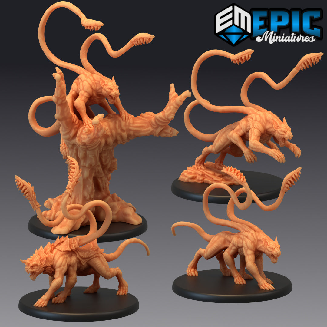 Fey Woods Set / Fairy Forest Encounter Collection - by Epic Miniatures - Tabletop RPG Miniature - Roleplaying 3D Printed Fantasy Mini