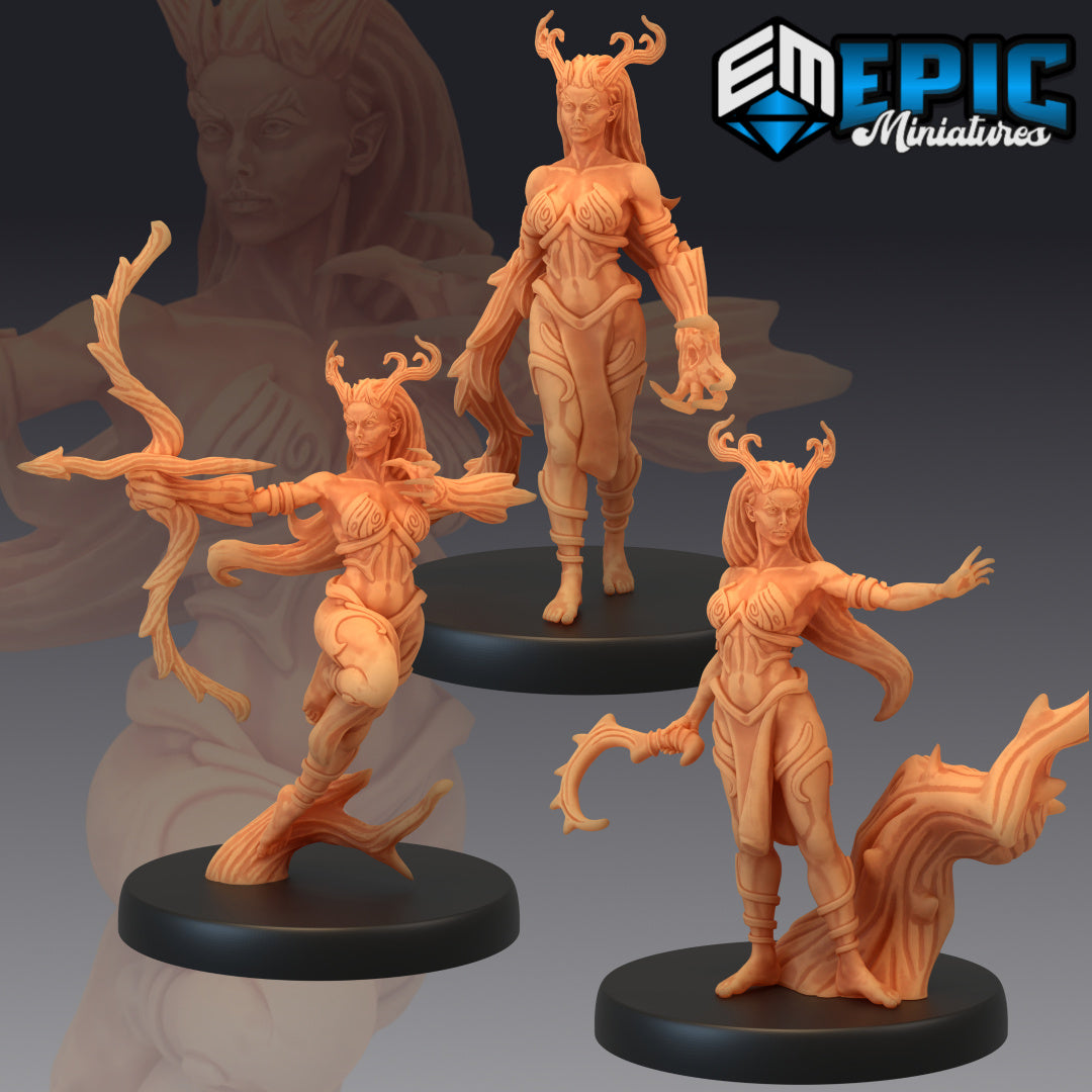 Fey Woods Set / Fairy Forest Encounter Collection - by Epic Miniatures - Tabletop RPG Miniature - Roleplaying 3D Printed Fantasy Mini