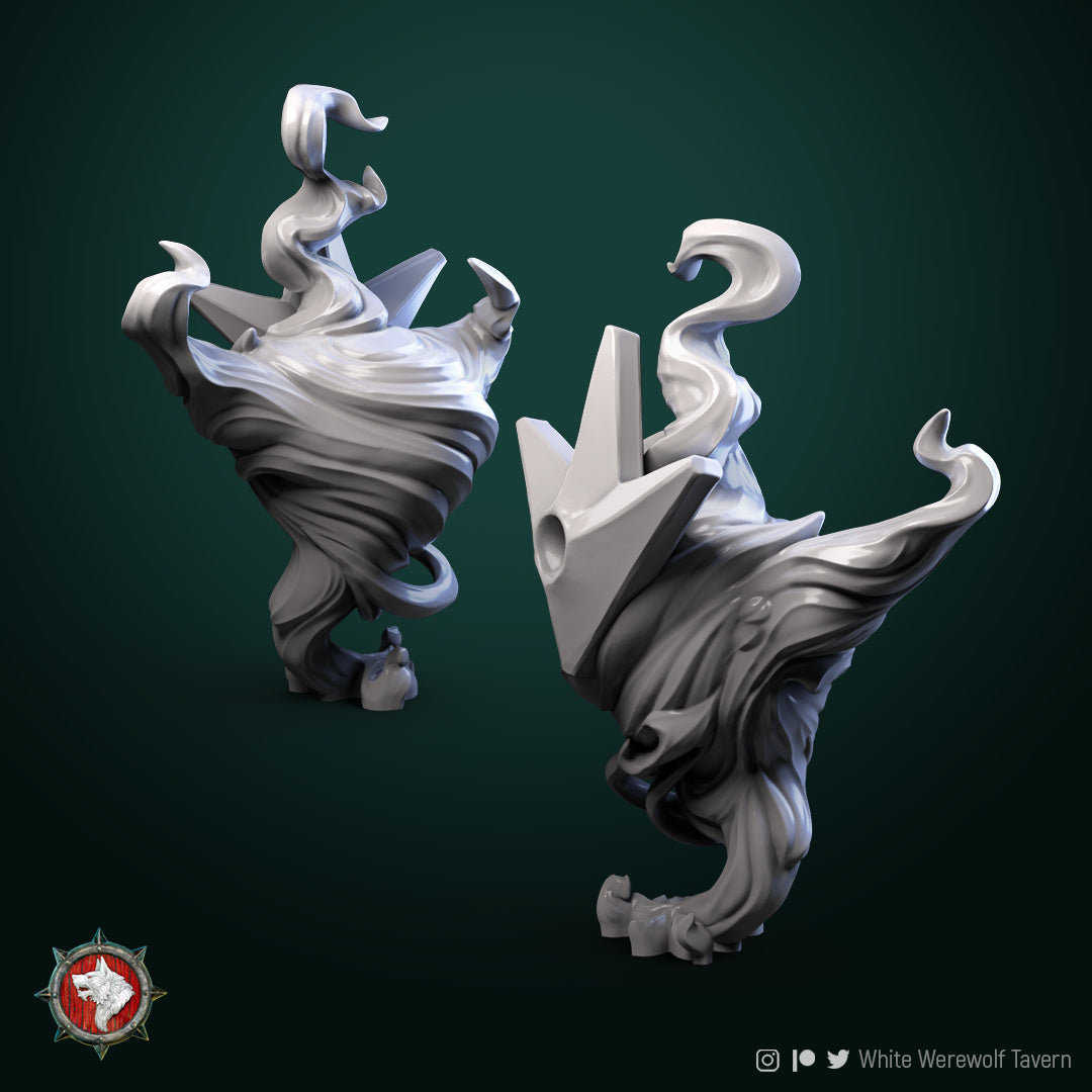 Fire Elemental - by White Wolf Tavern - Tabletop RPG Miniature - Roleplaying 3D Printed Fantasy Mini