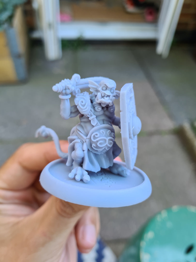 Fomorian Warriors - Dungeons and Dragons - by Warp Minis- Tabletop RPG Miniature - Roleplaying 3D Printed Fantasy Mini