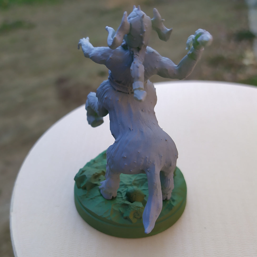 Forest Keeper Centaur - RPG Miniatures - by Cursed Forge - Tabletop RPG Miniature - Roleplaying 3D Printed Fantasy Mini