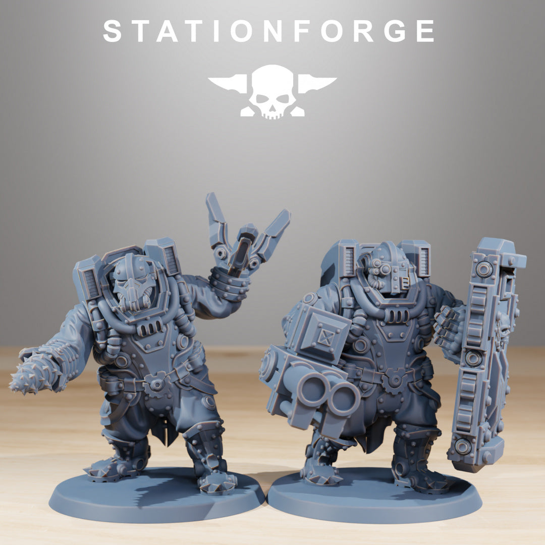 Frontliners Heavy Support - Compatible with Warhammer 40K - by Station Forge - Tabletop RPG Miniature - Roleplaying 3D Printed Fantasy Mini