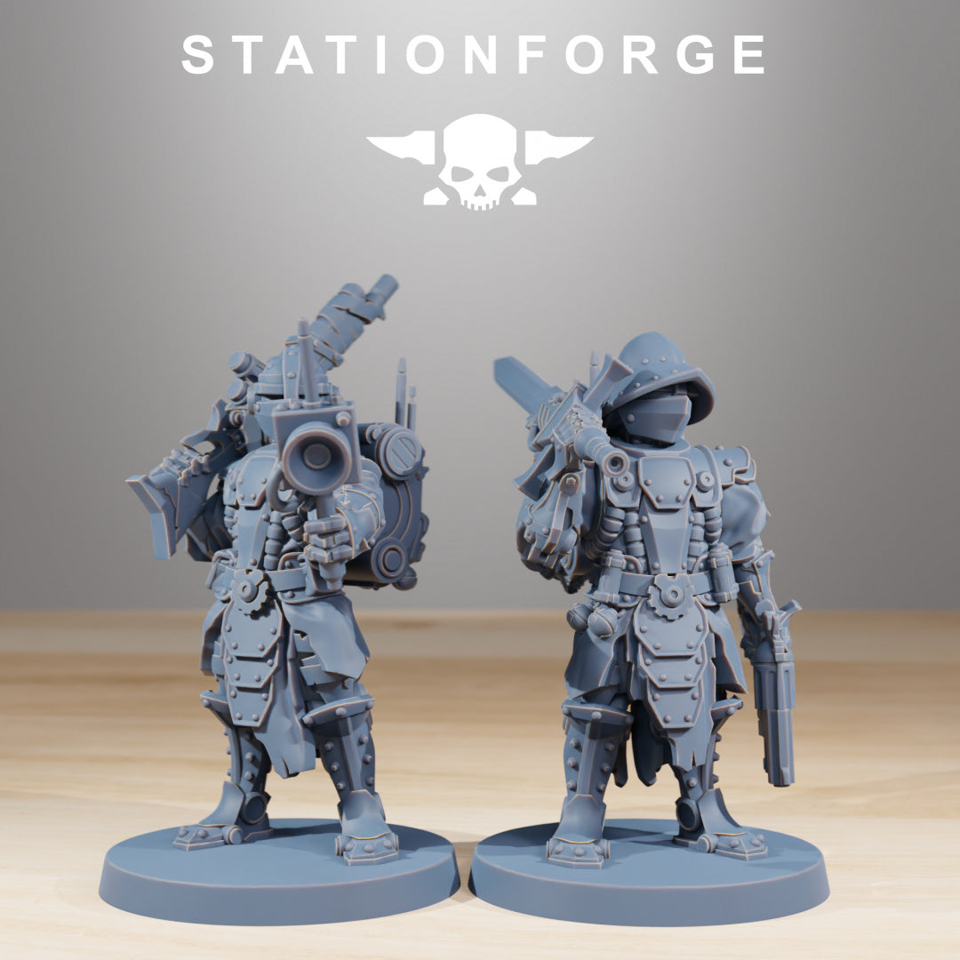 Frontliners Infantry - Compatible with Warhammer 40K - by Station Forge - Tabletop RPG Miniature - Roleplaying 3D Printed Fantasy Mini